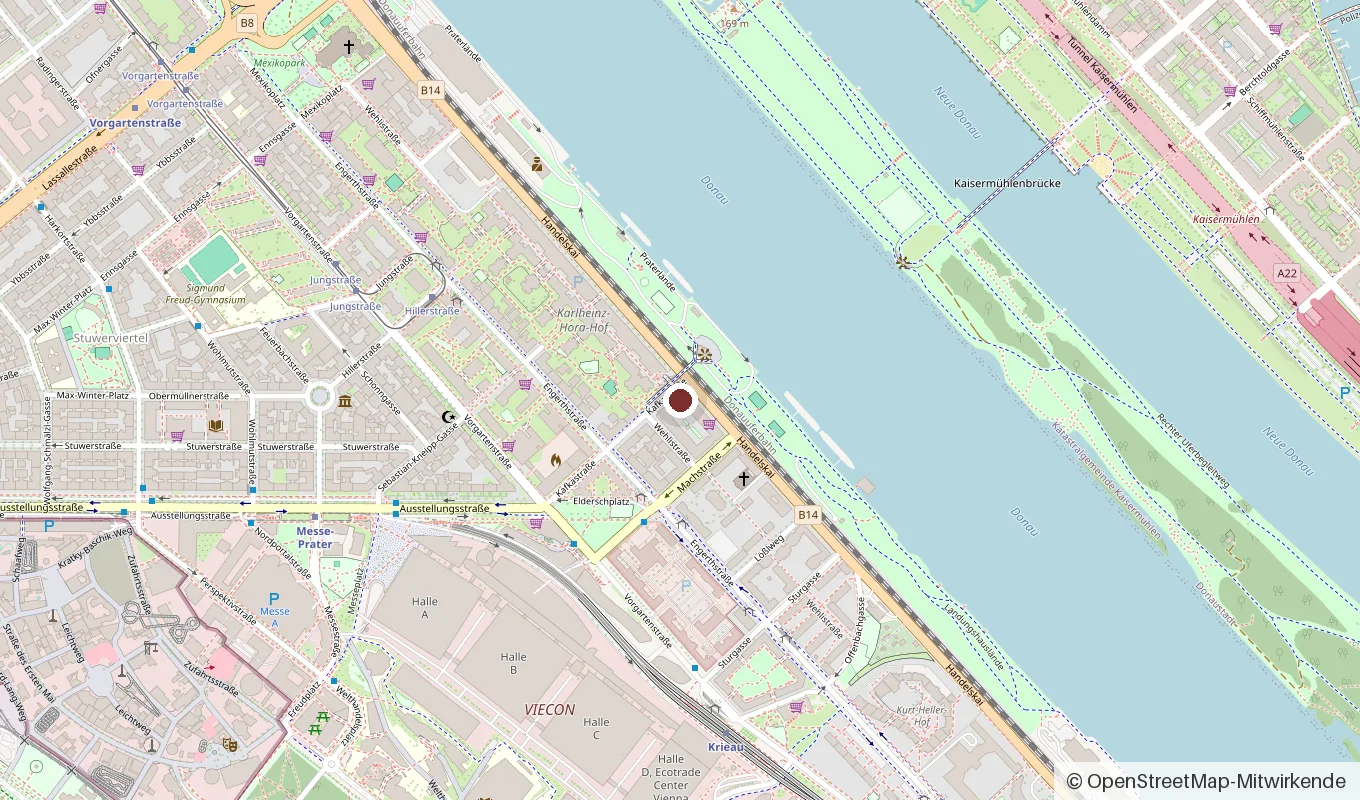 Karte: Kafkastraße 14/6/AT5.2, 1020 Wien